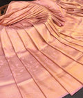 Traditional Kanjivaram Woven Silk Saree With Blouse Piece - Cream